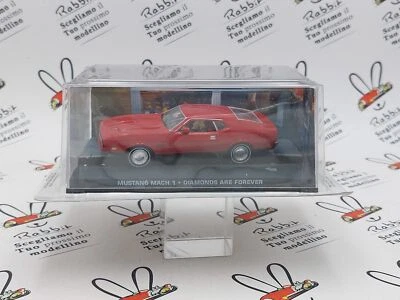 DIE CAST " MUSTANG MACH 1 - DIAMONDS ARE FOREVER " 007 JAMES BOND SCALA 1/43 - Immagine 1 di 2