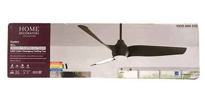 Home Decorator's Collection Kayden Fan 1005469518 60-Inch Ceiling Fan, Dark Oak - Image 1 of 4