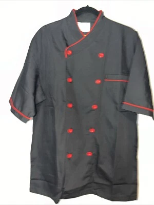 Men Women Chef Jacket Coat Medium Hotel Kitchen Restaurant Cooking Uniforms Top - Image 1 of 4