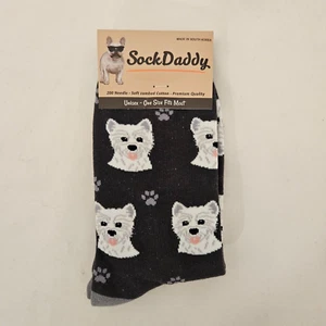 Westie Hunderasse Socken Unisex Socke Daddy von E&S Pets - Bild 1 von 3