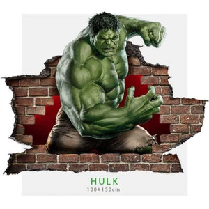 L'incredibile Hulk wall sticker cameretta bimbi - Foto 1 di 2