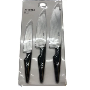 Brand New IKEA VORDA 3-piece Knife Set 905.783.32 - Picture 1 of 6