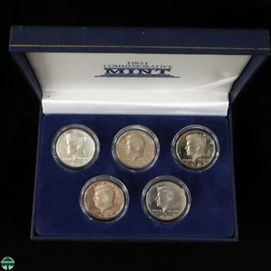 Set of 5 Proof Kenedy Half Dollars - 1969-S, 1972-S, 1981-S, 1990-S & 2000-S - Picture 1 of 14