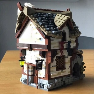 Medieval Tavern Modular Building Blocks Set Castle MOC Bricks Toys Gift 1087pcs - Picture 1 of 6