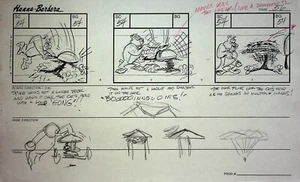 Tom & Jerry Kids 1990 SIGNED Jerry Eisenberg Hand-Drawn Revision Storyboard #LF - Picture 1 of 2