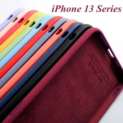 For IPhone 13 Pro Max 12 11 XS XR 7 8 Plus Liquid Silicone Soft Phone Case Cover • 3.85$