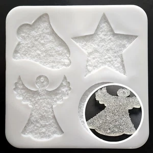 DRUZY Christmas Ornament Silicone Mold AU - Picture 1 of 13