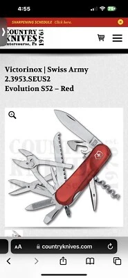 Navaja Victorinox 2 3953 SEUS2 Evolution roja multiherramienta nueva en caja original Foto 1 de 2