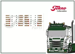 Tekno | 88585 runde Rücklichtsets "Aufkleber" Set Maßstab 1:50 - Bild 1 von 1