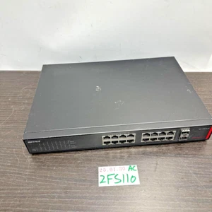 Gebrauchter Buffalo BS-GS2016 Layer 2 Giga Smart Switch 16 Port schwarz SNMP VLAN Japan - Bild 1 von 4