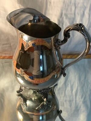 Jarra de agua, placa de plata Onieda  Foto 1 de 4
