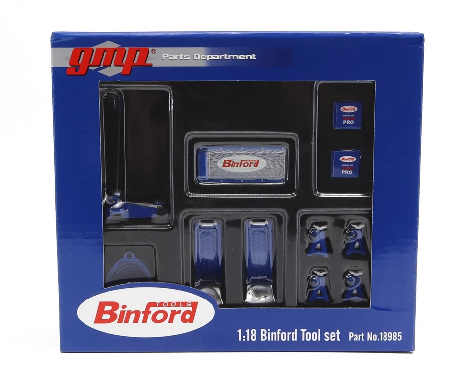 1/18 GMP - ACCESSORIES - SET OFFICINA GARAGE TOOL SET BINFORD 18985 - Immagine 1 di 1