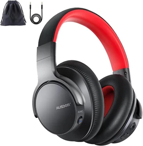 Active Noise Cancelling Headphones: Wireless Bluetooth ANC over Ear Headphone - Picture 1 of 12