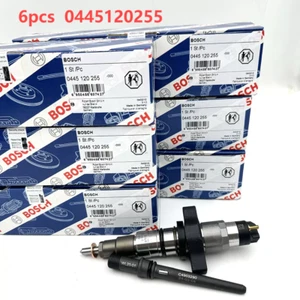 6X Fuel Injector 0445120255 Bosch Fits For 03-04 Dodge Ram2500 3500 Cummins 5.9L - Bild 1 von 12