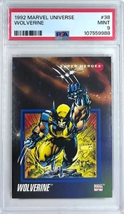 1992 Marvel Universe Wolverine #38 PSA 9 MINT - Picture 1 of 2