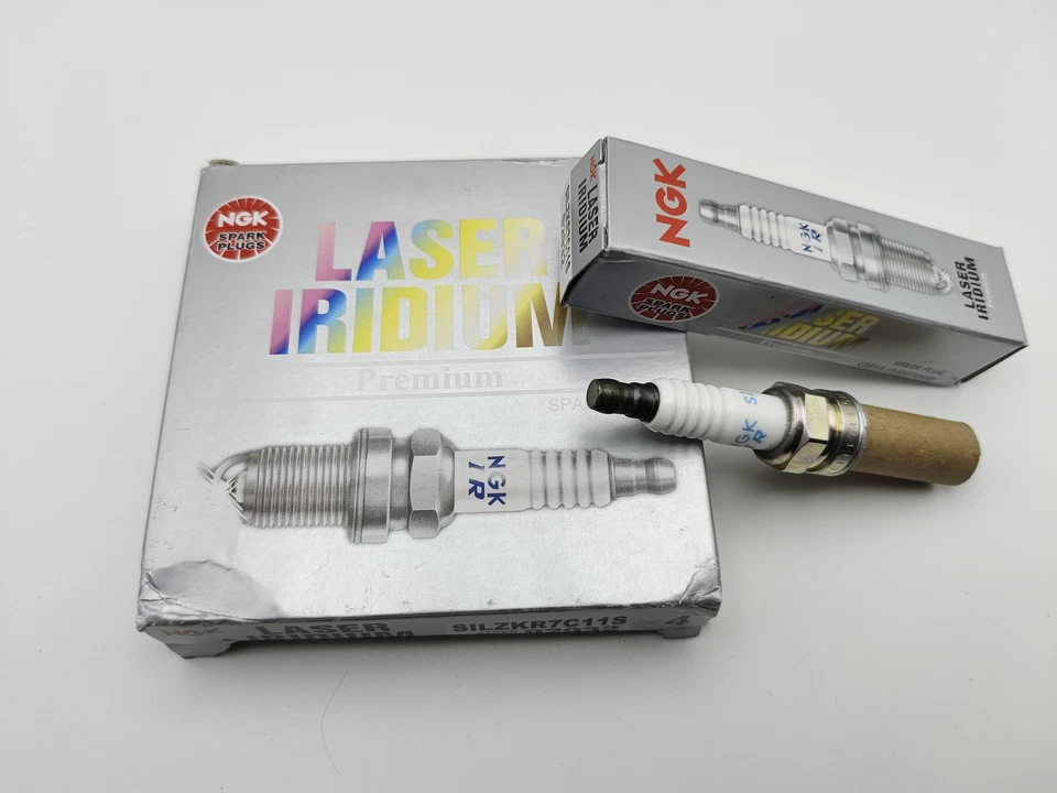 Set of 4 NGK 92932 /95710 Laser Iridium Spark Plugs SILZKR7C11S fits Honda Acura - Image 1 of 4