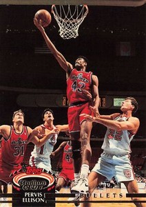 Pervis Ellison 1992 Stadium Club #161 Washington Bullets
