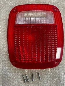 1 ~ Grote OEM 9130 91302 Replacement Truck Trailer DOT Tail Light Lens w/ Screws - Picture 1 of 3