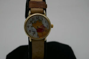 Vintage Damenuhr Winnie the Poo goldfarben schöner Zustand - Bild 1 von 3