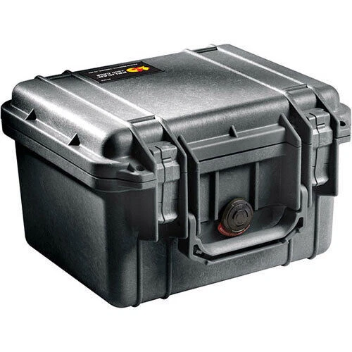 Pelican 1300 Watertight Mini-D Hard Case Without Foam Insert - Black #1300001110