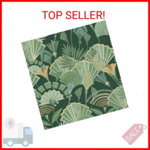 78.7"x16.14" Green Leaf Peel and Stick Wallpaper Removable Self-Adhesive Wallpap - Picture 1 of 2