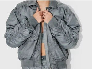 Bomber Jacket Loose Sz Small Teal Blue Wild Fable NWT - Picture 1 of 9