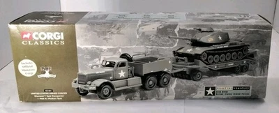 Corgi 1/50 55101 US Armed Forces Diamond T Tank Transporter & M60 A1 See Desc - Image 1 of 4