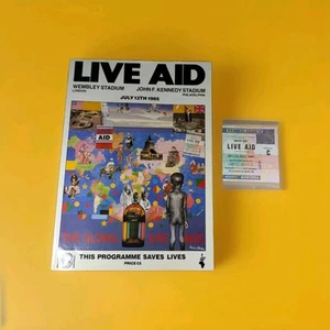Live Aid Ticket + Concert Programme - 1985 - Picture 1 of 19