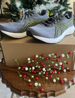 ASICS гель-Contend 9 кроссовки стали серый мужской 10,5 EX шириной 4E новый - Изображение 1 из 4