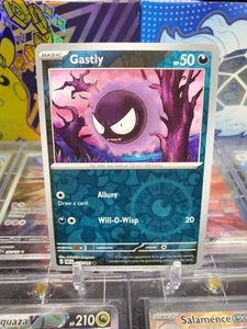 Gastly 055/091 Reverse Holo Common Pokemon TCG S&V Paldean Fates - Bild 1 von 2