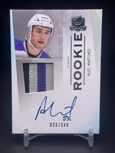 2009-10 UD The Cup - Alec Martinez #165 - Rookie Patch Auto /249 3 Color - Picture 1 of 2