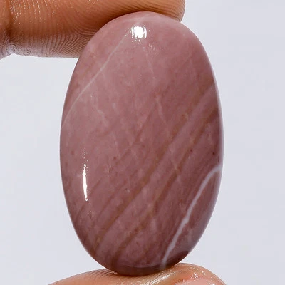 100% Natural Red Agate Oval Shape Cabochon Gemstone 39.5 Ct. 34X21X5 mm EE-51165 - Image 1 of 2