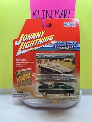 2004 JOHNNY LIGHTNING  1/64 1968 AMC JAVELIN SST CRAGAR WHEELS C19 - Image 1 of 2