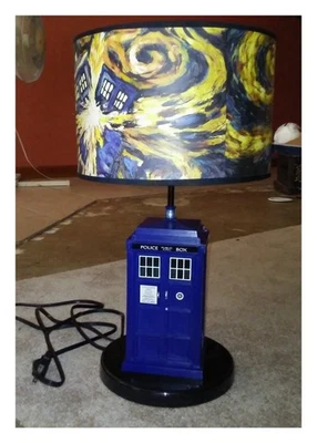 Doctor Who  Exploding Tardis Lamp RARE 2009 Light Sound Flash All Works - Image 1 of 4