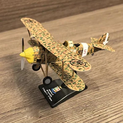 Modello Collezione 1:72 DieCast Aereo Militare Italiano IMAM Ro.37 Lince Biplano - Immagine 1 di 4