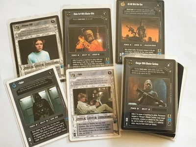 Star Wars CCG 54 Premiums EPP ECC EJP OTSD JPSD 2PG FJP Boba  Leia Han Vader - Bild 1 von 4