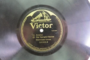 Westminster Chimes - VICTOR 16160 - America & The Star Spangled Banner - Picture 1 of 2