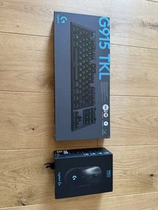 Logitech G915 TKL Linear + G Pro Wireless Gaming Tastatur Maus - Afbeelding 1 van 2