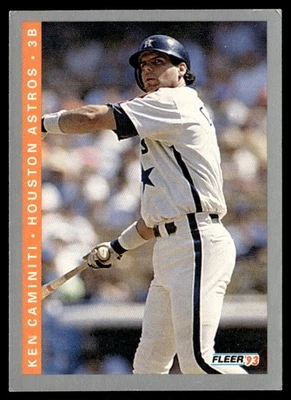 1993 Fleer Ken Caminiti Houston Astros #432 - Image 1 of 2