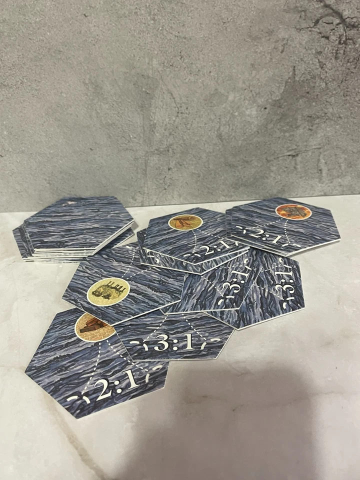 2003 The Settlers of Catan - Telhas sextavadas de água de substituição x19 - Imagem 1 de 1