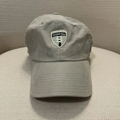 Michigan State Spartans Cap Tan Green Adjustable Strapback Dad Hat Men Adult - Image 1 of 4