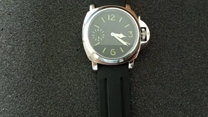 Mechanical Watch Seagull 6497 Movement 44mm Pam Style Stainless Steel Case - Picture 1 of 5