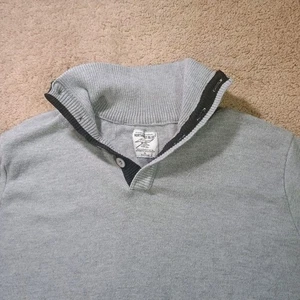 Northwest Blue Pullover Herren XL grau 1/4 Knopfleiste - Bild 1 von 8