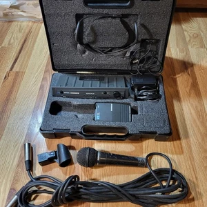 Posten Samson VR3 Empfänger VT3L Sender S1 Mikrofon QV Wireless VHF Kabel - Bild 1 von 22