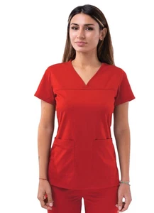 Adar Pro Scrubs For Women - Sweetheart V-Neck Scrub Top - Bild 1 von 224