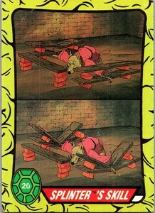 Splinter's Skill #20 1989 Topps Teenage Mutant Ninja Turtles Card - Picture 1 of 2