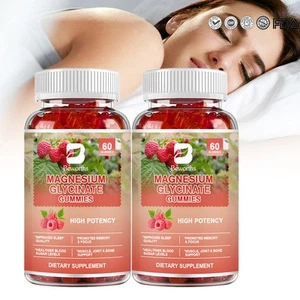 Magnesium Glycinate 400mg – 240 Capsules, Non-GMO, Sleep & Stress Support - Picture 1 of 6