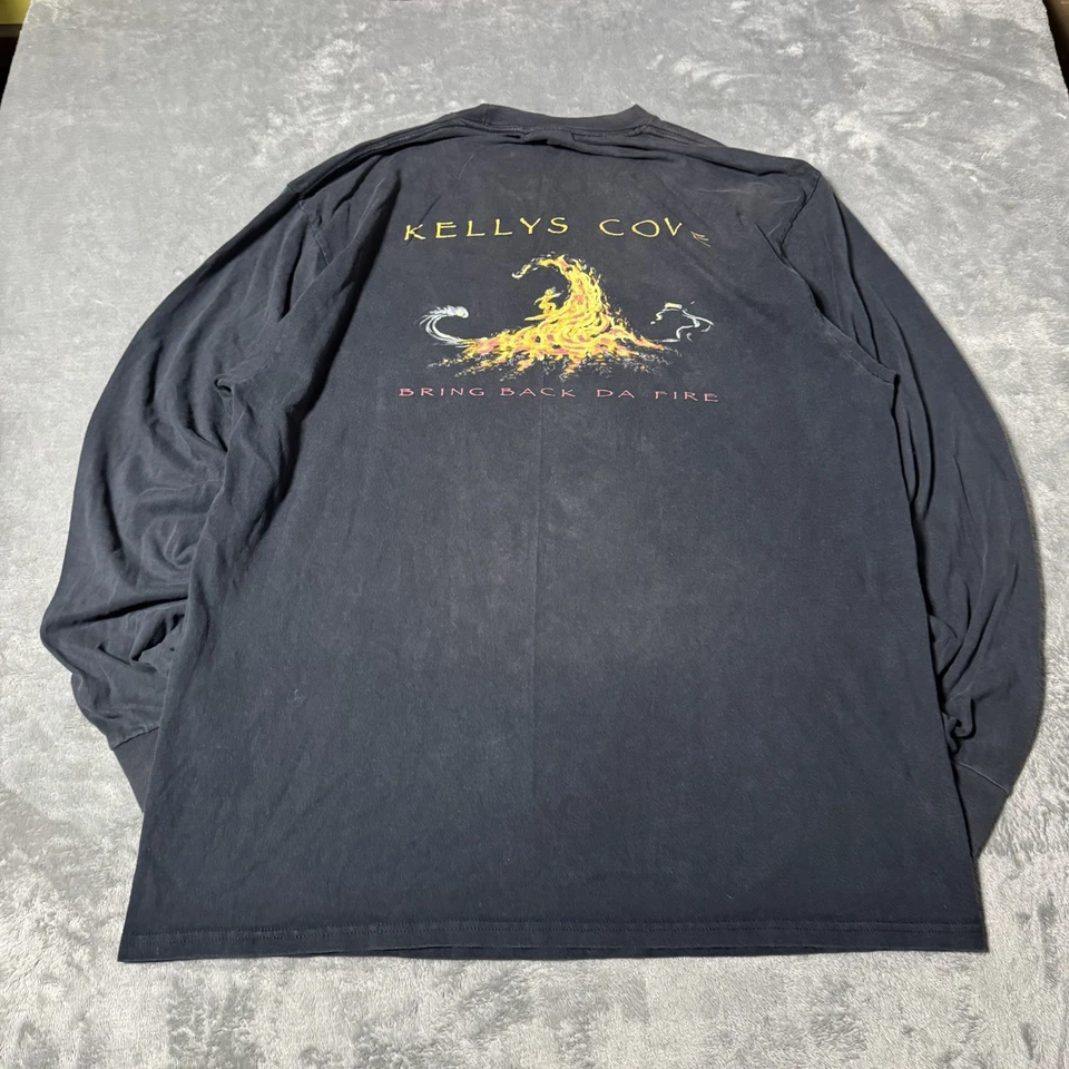 VTG Y2K Kellys Cove Hawaii Faded And Distressed Longsleeve Mens Size XL - Image 1 of 4