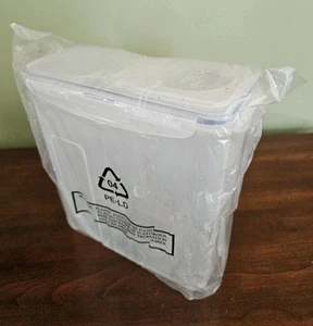 LockNLock Cereal Dry Goods Pasta Food Storage Pour Container Clear 3.9 L 132 Oz - Picture 1 of 12