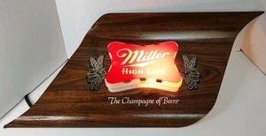 Insegna luminosa birra Miller originale anni 70 vintage funzionante - Foto 1 di 4